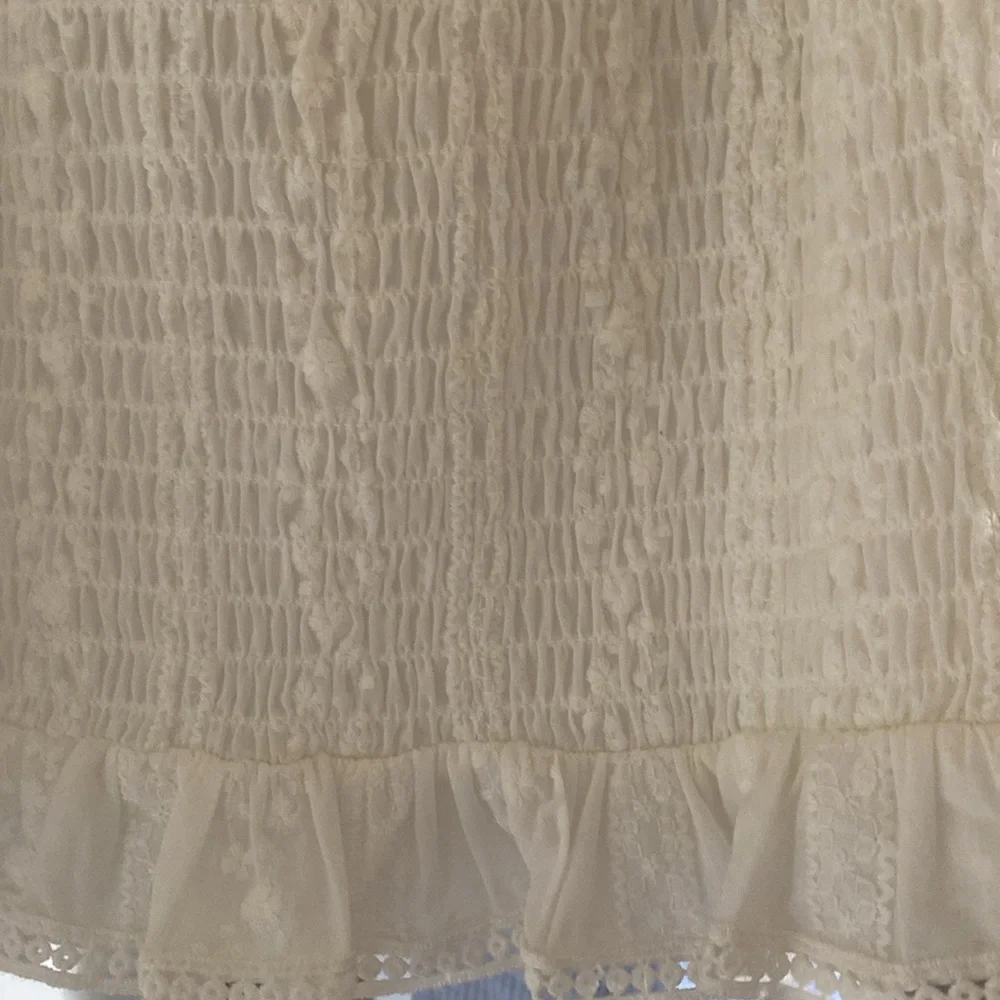 Brand new Shabby Chic White Top Xl. $15 - Picture 4 of 5